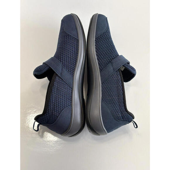 Orthofeet Quincy 823 Women's Sz 8.5 X-Wide Blue Stretch Slip On Orthopedic Shoes - Picture 6 of 12